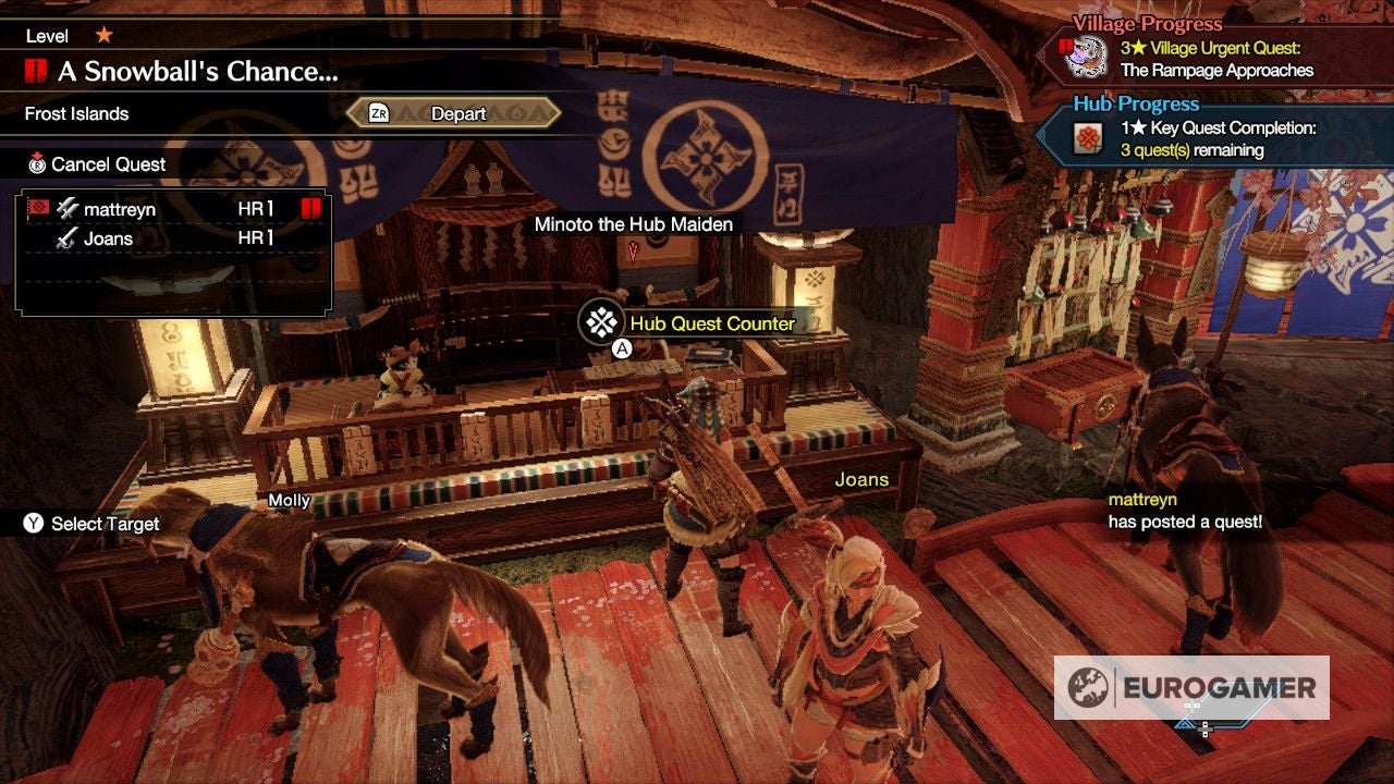 Monster Hunter Rise multiplayer How to join friends and create a lobby for online sessions